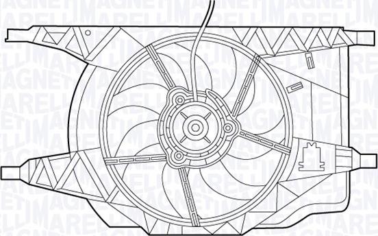 Magneti Marelli 069422536010 - Ventilators, Motora dzesēšanas sistēma autodraugiem.lv