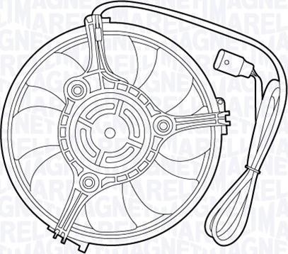 Magneti Marelli 069422529010 - Ventilators, Motora dzesēšanas sistēma autodraugiem.lv