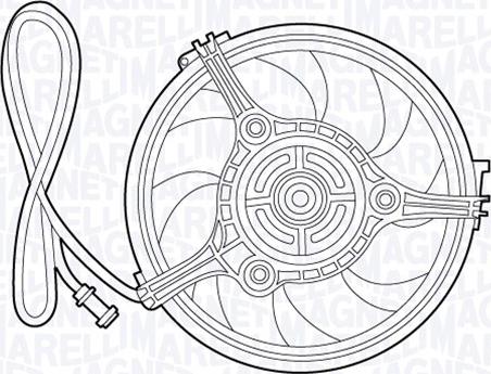 Magneti Marelli 069422528010 - Ventilators, Motora dzesēšanas sistēma autodraugiem.lv