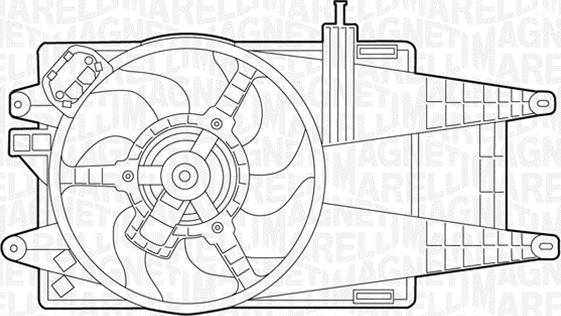 Magneti Marelli 069422049010 - Ventilators, Motora dzesēšanas sistēma autodraugiem.lv