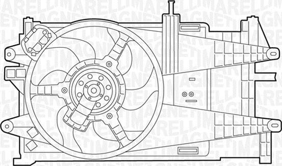 Magneti Marelli 069422044010 - Ventilators, Motora dzesēšanas sistēma autodraugiem.lv