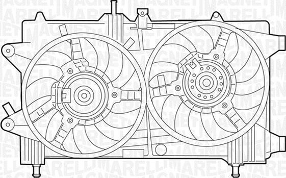 Magneti Marelli 069422048010 - Ventilators, Motora dzesēšanas sistēma autodraugiem.lv