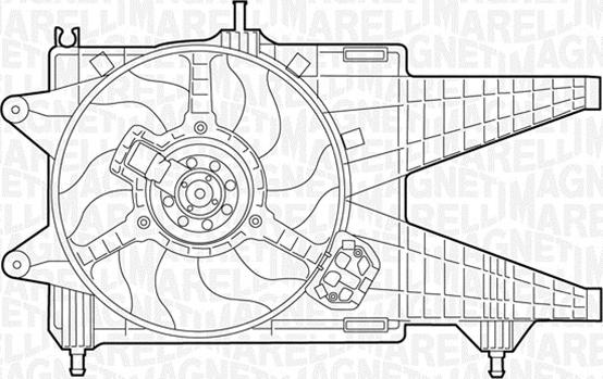 Magneti Marelli 069422047010 - Ventilators, Motora dzesēšanas sistēma autodraugiem.lv