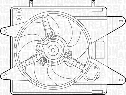 Magneti Marelli 069422004010 - Ventilators, Motora dzesēšanas sistēma autodraugiem.lv