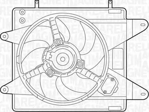 Magneti Marelli 069422006010 - Ventilators, Motora dzesēšanas sistēma autodraugiem.lv