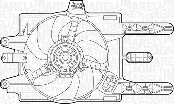 Magneti Marelli 069422014010 - Ventilators, Motora dzesēšanas sistēma autodraugiem.lv