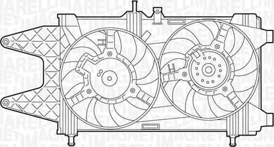 Magneti Marelli 069422013010 - Ventilators, Motora dzesēšanas sistēma autodraugiem.lv