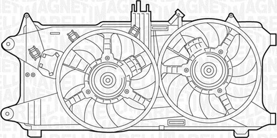 Magneti Marelli 069422034010 - Ventilators, Motora dzesēšanas sistēma autodraugiem.lv