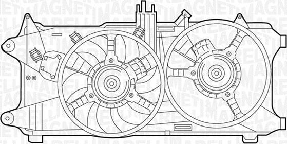 Magneti Marelli 069422036010 - Ventilators, Motora dzesēšanas sistēma autodraugiem.lv