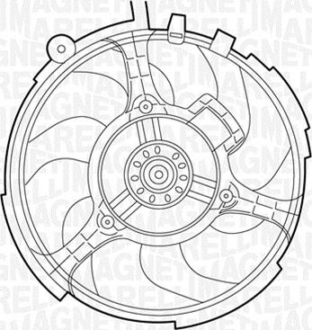 Magneti Marelli 069422030010 - Ventilators, Motora dzesēšanas sistēma autodraugiem.lv