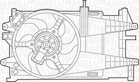 Magneti Marelli 069422038010 - Ventilators, Motora dzesēšanas sistēma autodraugiem.lv