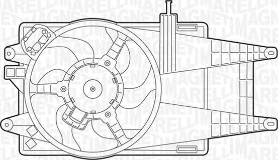 Magneti Marelli 069422037010 - Ventilators, Motora dzesēšanas sistēma autodraugiem.lv