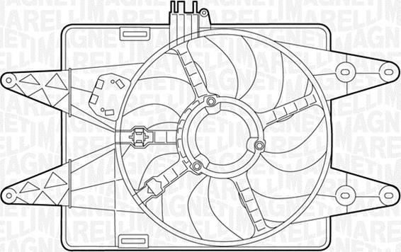 Magneti Marelli 069422025010 - Ventilators, Motora dzesēšanas sistēma autodraugiem.lv