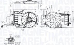 Magneti Marelli 069422859010 - Ventilators, Motora dzesēšanas sistēma autodraugiem.lv