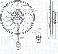 Magneti Marelli 069422860010 - Ventilators, Motora dzesēšanas sistēma autodraugiem.lv