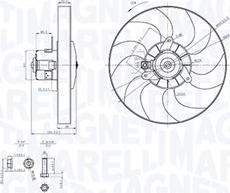 Magneti Marelli 069422868010 - Ventilators, Motora dzesēšanas sistēma autodraugiem.lv