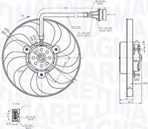 Magneti Marelli 069422883010 - Ventilators, Motora dzesēšanas sistēma autodraugiem.lv