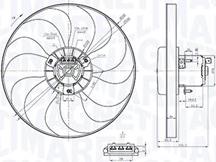 Magneti Marelli 069422879010 - Ventilators, Motora dzesēšanas sistēma autodraugiem.lv