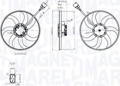 Magneti Marelli 069422875010 - Ventilators, Motora dzesēšanas sistēma autodraugiem.lv