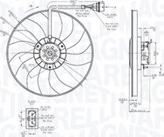 Magneti Marelli 069422878010 - Ventilators, Motora dzesēšanas sistēma autodraugiem.lv