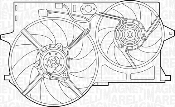 Magneti Marelli 069422390010 - Ventilators, Motora dzesēšanas sistēma autodraugiem.lv