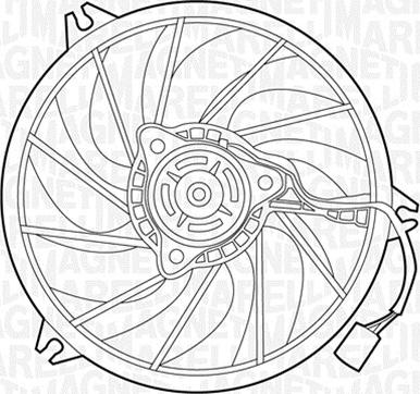 Magneti Marelli 069422391010 - Ventilators, Motora dzesēšanas sistēma autodraugiem.lv