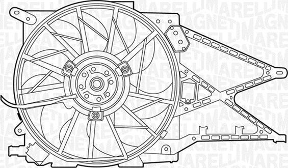 Magneti Marelli 069422343010 - Ventilators, Motora dzesēšanas sistēma autodraugiem.lv