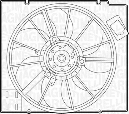 Magneti Marelli 069422351010 - Ventilators, Motora dzesēšanas sistēma autodraugiem.lv