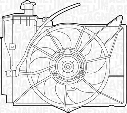 Magneti Marelli 069422358010 - Ventilators, Motora dzesēšanas sistēma autodraugiem.lv