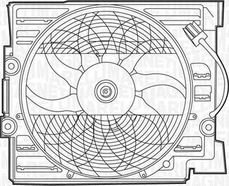 Magneti Marelli 069422366010 - Ventilators, Motora dzesēšanas sistēma autodraugiem.lv