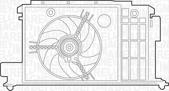 Magneti Marelli 069422384010 - Ventilators, Motora dzesēšanas sistēma autodraugiem.lv