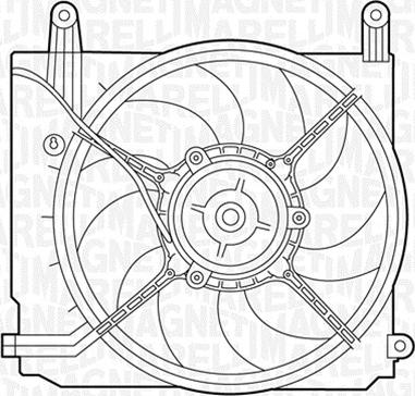 Magneti Marelli 069422388010 - Ventilators, Motora dzesēšanas sistēma autodraugiem.lv
