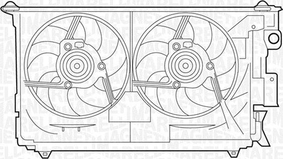 Magneti Marelli 069422383010 - Ventilators, Motora dzesēšanas sistēma autodraugiem.lv