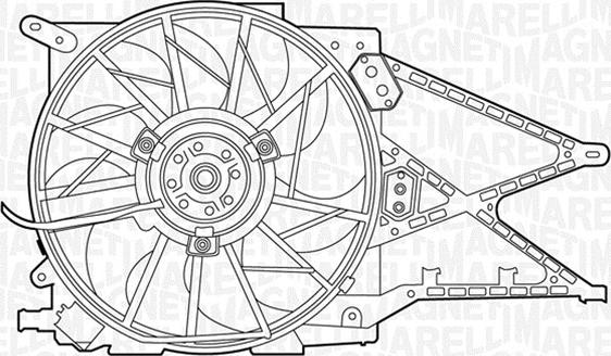 Magneti Marelli 069422330010 - Ventilators, Motora dzesēšanas sistēma autodraugiem.lv