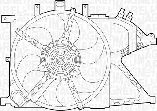 Magneti Marelli 069422331010 - Ventilators, Motora dzesēšanas sistēma autodraugiem.lv