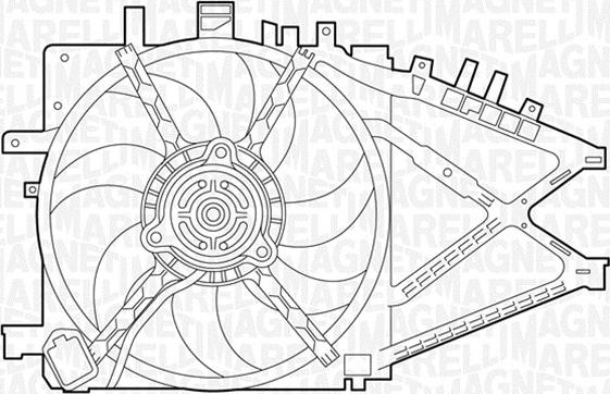 Magneti Marelli 069422338010 - Ventilators, Motora dzesēšanas sistēma autodraugiem.lv