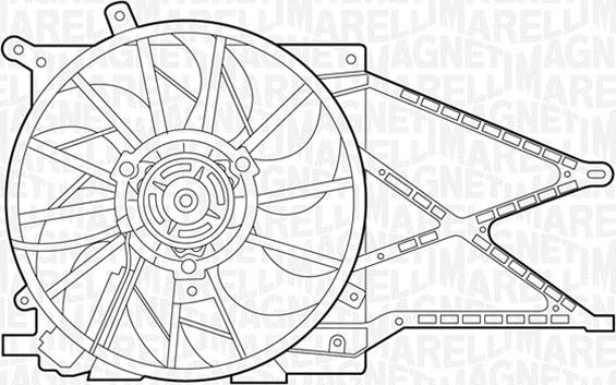 Magneti Marelli 069422332010 - Ventilators, Motora dzesēšanas sistēma autodraugiem.lv