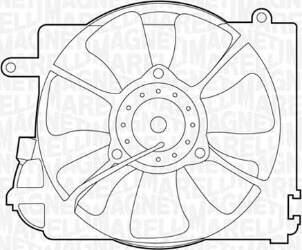 Magneti Marelli 069422293010 - Ventilators, Motora dzesēšanas sistēma autodraugiem.lv