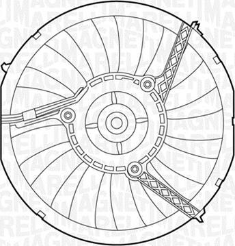 Magneti Marelli 069422265010 - Ventilators, Motora dzesēšanas sistēma autodraugiem.lv