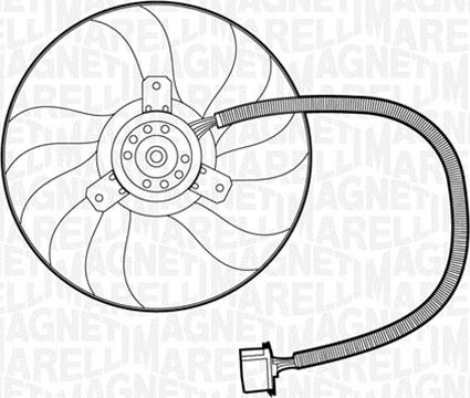 Magneti Marelli 069422266010 - Ventilators, Motora dzesēšanas sistēma autodraugiem.lv