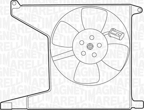 Magneti Marelli 069422208010 - Ventilators, Motora dzesēšanas sistēma autodraugiem.lv