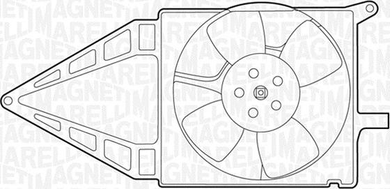 Magneti Marelli 069422210010 - Ventilators, Motora dzesēšanas sistēma autodraugiem.lv