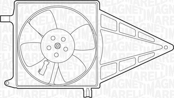 Magneti Marelli 069422211010 - Ventilators, Motora dzesēšanas sistēma autodraugiem.lv