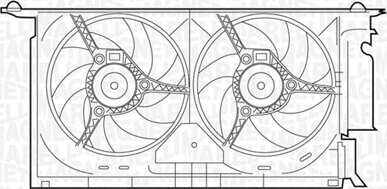 Magneti Marelli 069422285010 - Ventilators, Motora dzesēšanas sistēma autodraugiem.lv