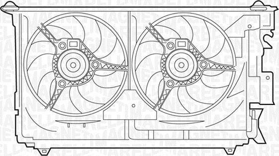 Magneti Marelli 069422283010 - Ventilators, Motora dzesēšanas sistēma autodraugiem.lv