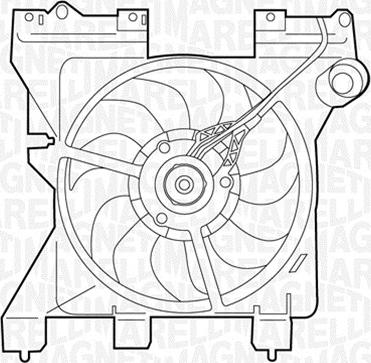 Magneti Marelli 069422287010 - Ventilators, Motora dzesēšanas sistēma autodraugiem.lv