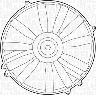 Magneti Marelli 069422231010 - Ventilators, Motora dzesēšanas sistēma autodraugiem.lv