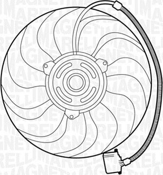 Magneti Marelli 069422270010 - Ventilators, Motora dzesēšanas sistēma autodraugiem.lv