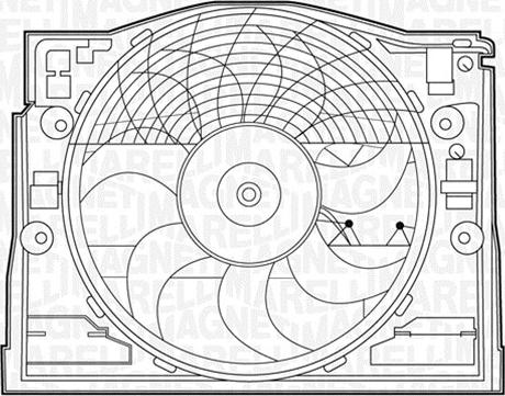 Magneti Marelli 069422273010 - Ventilators, Motora dzesēšanas sistēma autodraugiem.lv