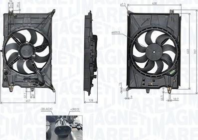 Magneti Marelli 069422777010 - Ventilators, Motora dzesēšanas sistēma autodraugiem.lv